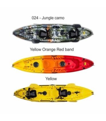 Kayak tandem 12f long 3.70m LARGEUR 0.86m