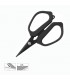 Ciseaux de coupe PE trou noir 75x120mm noir