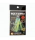 Pike WO Assist hook double Luminous hook various sizes 2 units