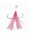 Pike WO Assist hook double hook various sizes Pink 2 units