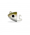Tête plombée Black Minnow 2 2.5-BM105 Shore 8gr Kaki