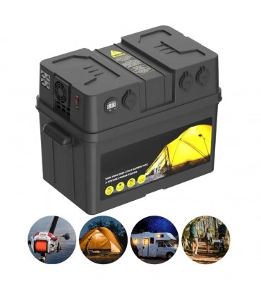 Central elétrica Central elétrica Caixa de bateria 12V 1200W ou superior