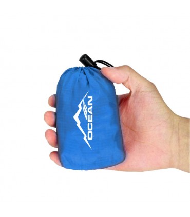 Mochila dobrável Ocean MK 20L 42x28x20cm cor Azul