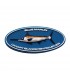 Fridge magnet 3D PVC 90x40mm Blue Marlin