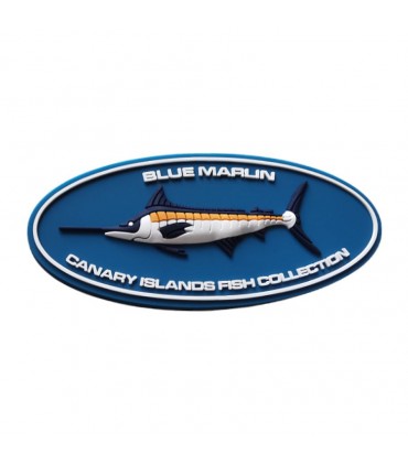 Fridge magnet 3D PVC 90x40mm Blue Marlin