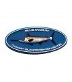 Magnete frigo 3D PVC 90x40mm Blu Marlin