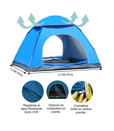 IGLOO tent 2.00*1.50*1.05M Popup Blue
