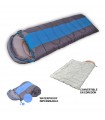 Sacco a pelo trasformabile CAMPER 195x75cm Blu