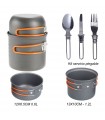Conjunto de talheres de mesa Camper Ocean Stone serviço copo de chaleira 5 peças