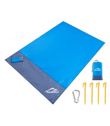 Wasserdichtes Teppich-Kit 1.4x2.1m blau