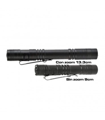 VENUX lanterna de alumínio com zoom 9*14cm 80LM