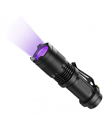 Torcia in alluminio UVALUX ultravioletta UV 95 * 31mm
