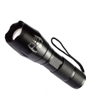 SIRIO aluminum flashlight with zoom 148x33cm 1000LM