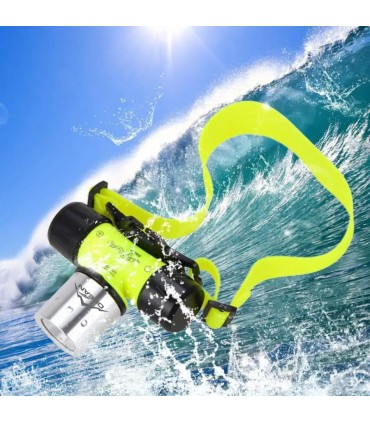 Torcia frontale sommergibile DIVIHUB 98x73mm 30 metri