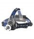 Torcia frontale ZOOM ricaricabile zoomabile da 1200 lm