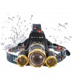 Head Light Mix Blue 5000Lumen Lampada frontale ricaricabile