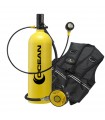 Kit botella 2L con funda y valvula con latiguillo