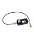 Charging adapter with manometer and hose
