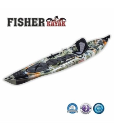 Kayak Angler 14 Lunghezza 4.33m Larghezza 0.77m