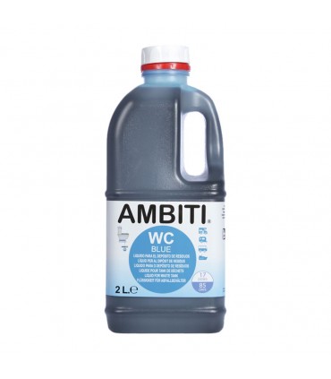 Ambiti Blue chemischer Toilettenabfalltankreiniger 2 Liter