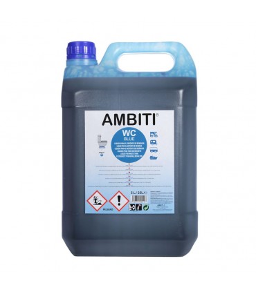 Limpador químico de tanques de resíduos sanitários Ambiti Blue 5 litros