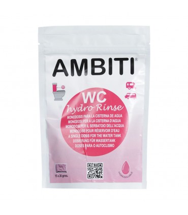 Ambiti Hydro Rinse cisterna de agua monodosis 15 unid 20gr