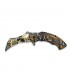 Albainox 3D Skull Klingenmesser 8.3cm