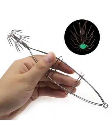 Barre à double support appât vivant 1.2mm 17 centimètres