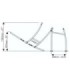 Toldo T-Top PRO 1.5 Tela preta em alumínio anodizado prata