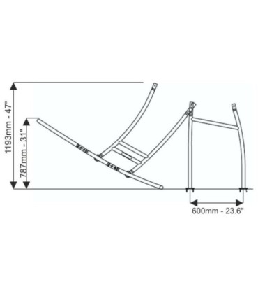 Toldo T-Top PRO 1.5 Tela preta em alumínio anodizado prata