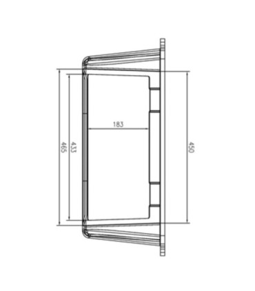 Toldo T-Top Caja electronica c/cerradura 70X66X33 cm