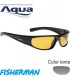 Occhiali AQ FISHERMAN MATT BLACK/PL GREY Polarized
