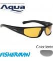 Óculos AQ FISHERMAN MATT BLACK/PL GREY Polarizado