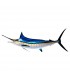 Replica blue marlin beaked fiber 80"