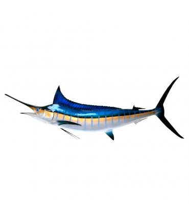 Réplique en fibre de marlin bleu picoté 80"