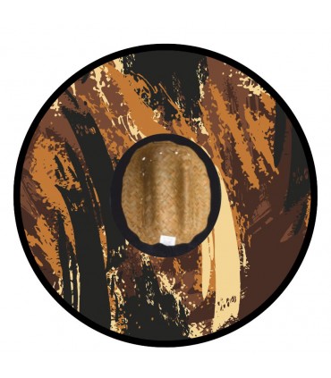 Cappello Ocean Straw Hollow Brown Jungle Adulto T58