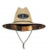 Sombrero Ocean Straw Hollow Brown Jungle Adulto T58