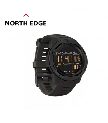 Relógio original North Edge Mars Black. Outdoor