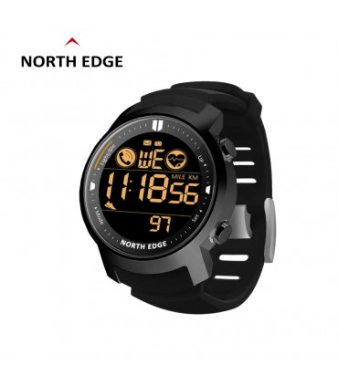 Relógio North Edge Laker preto original.Inteligente