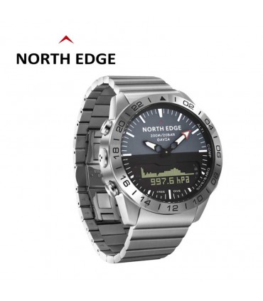 Orologio originale North Edge Gavia cintura di acciaio. Ibrido pilota