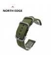 The original North Edge Nylon Khaki strap is 24cm APACHE