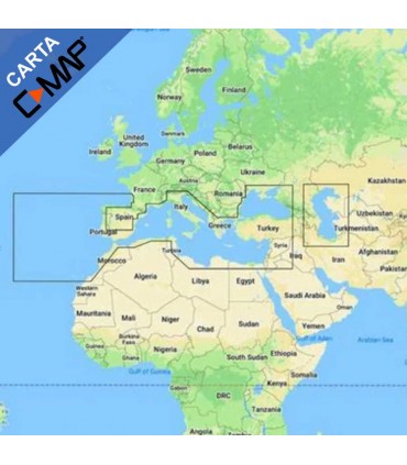 Cartografia C-Map Découvrir Long Sud Europe M-EM-Y045-MS
