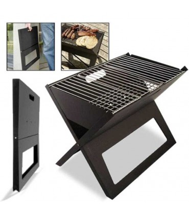 Barbecue folding black iron 44*29*37cm