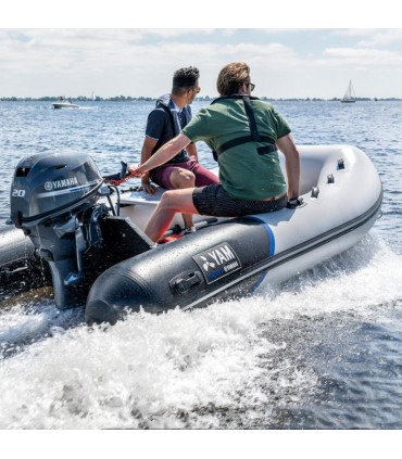 Confezione YAM 340S pavimento in alluminio + Yamaha F15CMHL