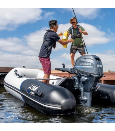 Yamaha YAM 380S pavimento in alluminio + Yamaha F20GMHL
