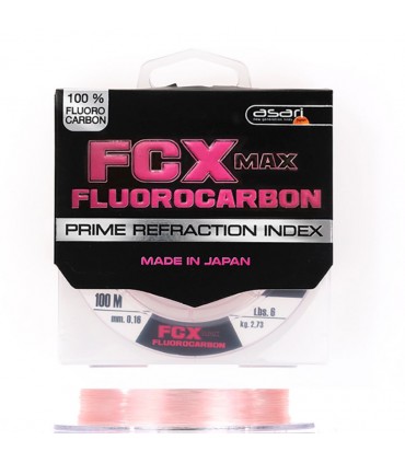 Asari FCX Max Pink Flurocarbon-Rolle, verschiedene Größen