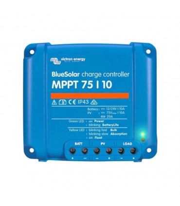 Victron Blue Solar MPPT 75/10 Controller di carico (12 / 24V-10A) - SCC010010050R
