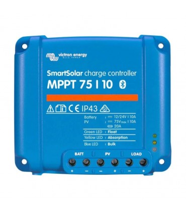 Regulador de carga Victron Smart Solar MPPT 75/10 (12/24V-10A) - SCC075010060R