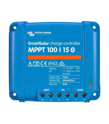 Carregar regulador Victron Smart Solar MPPT 100/15 (12 / 24V-15A) - SCC110015060