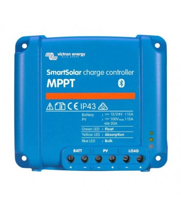 Regulador de carga Victron Smart Solar MPPT 100/20 (12/24/48V-20A) - SCC110020160R